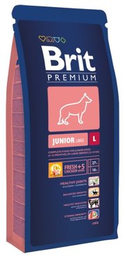 Brit Корм для собак Premium Junior L фото